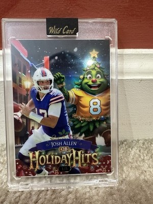 2025 Wild Card Holiday Hits Josh Allen 1/5 Jersey Edition SSP Bookend Bills
