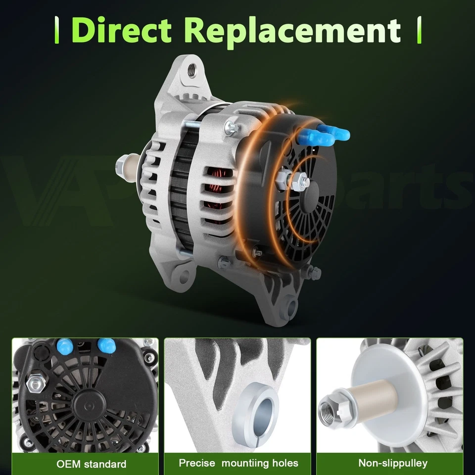 Alternator Fits Delco 24SI Freightliner Century Class 1999 2000 2001-2004 8718 Foto 3 de 4