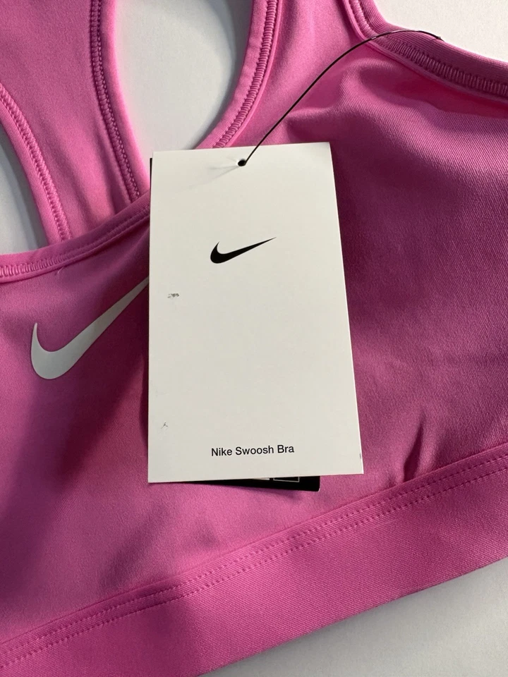 Nike Swoosh DX6821-675 Medium-Support Women's Padded Sports Bra Size XS NWT - Image 3 of 4