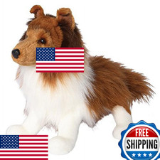 Douglas Whispy Sheltie Shetland Sheepdog Plush Stuffed Animal Dog