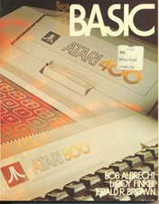 Atari BASIC A Self-Teaching Guide Book By Finkel, Albrecht Brown Vintage 1979