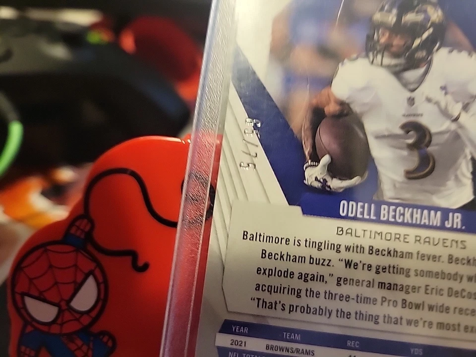 2023 Panini Phoenix - Odell Beckham Jr. #60 Orange /75 - Image 3 of 3