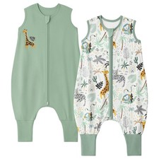 Yoofoss Toddler Sleep Sack With Feet 3-4T 100 Organic Cotton Baby Sleep Sack