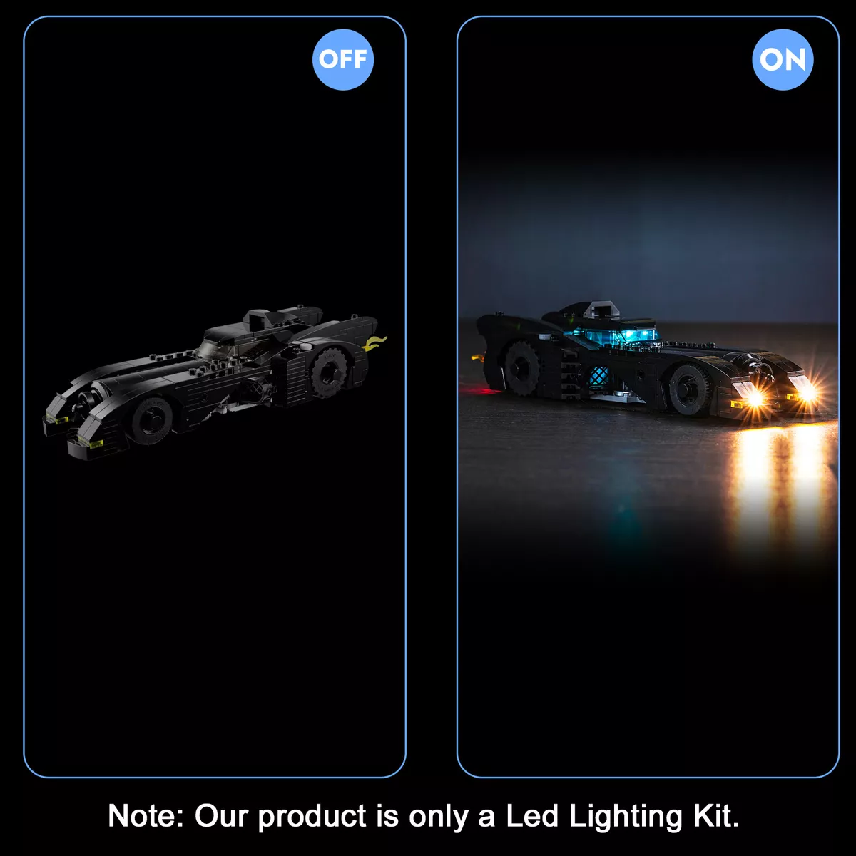 Lego 1989 batmobile light kit new arrivals