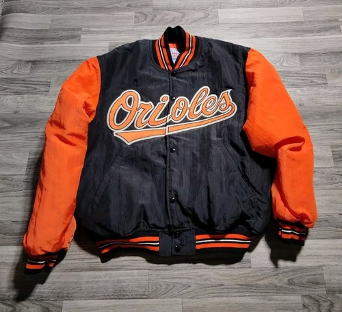 Vintage MLB Baltimore Orioles Diamond Authentic Starter Jacket Size Large - 第 1/18 張圖片