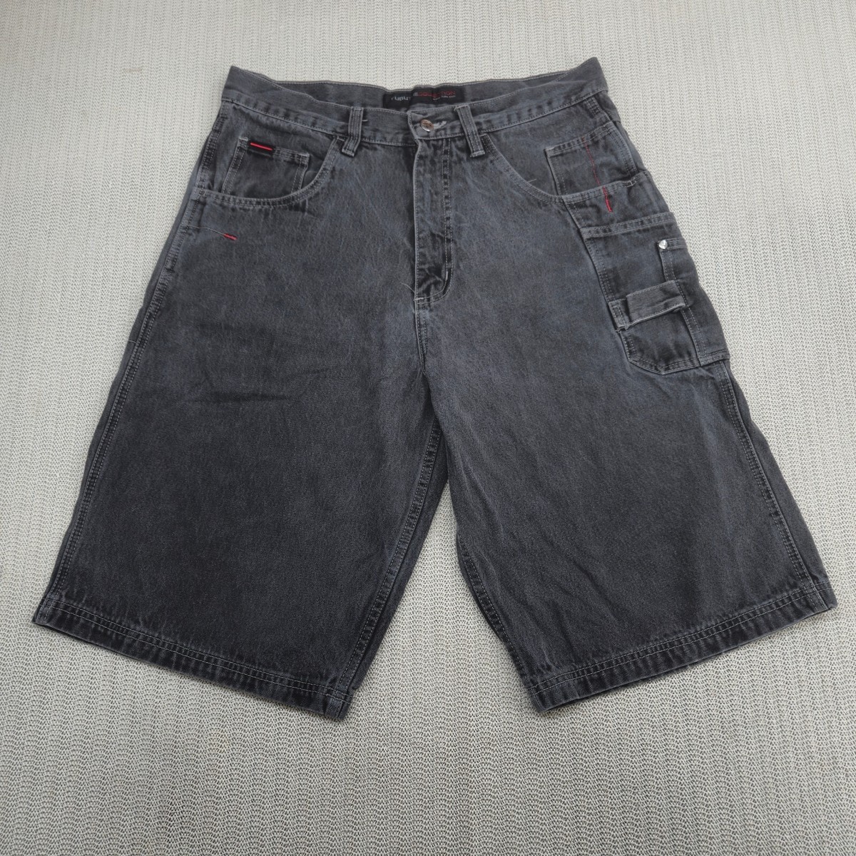 FUBU ジョーツ FUBU フブ ボトムス デニムパンツ ロゴ 刺繍 アメカジ ハーフ