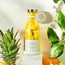 Fresh Juice™ Portable Electric Blender Bottle – USB Rechargeable Mini Juicer Cup