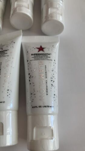 5 GLAMGLOW SUPER SMOOTH Blemish Clearing 5 Minute Mask To Scrub 0.5 Oz Each Q175 - Picture 2 of 4