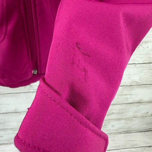 Columbia Women's Size Small Jacket Omni Wind Hooded Pink Full Zip Fleece lined - Picture 5 of 11