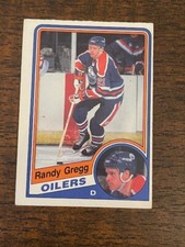 1984-85 O-Pee-Chee OPC Set Break #242 Randy Gregg - Edmonton Oilers NRMT