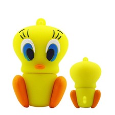 2.0 16gb 32gb 64gb 128gb 256gb Yellow Tweety Bird Cartoon USB Flash Thumb Drive
