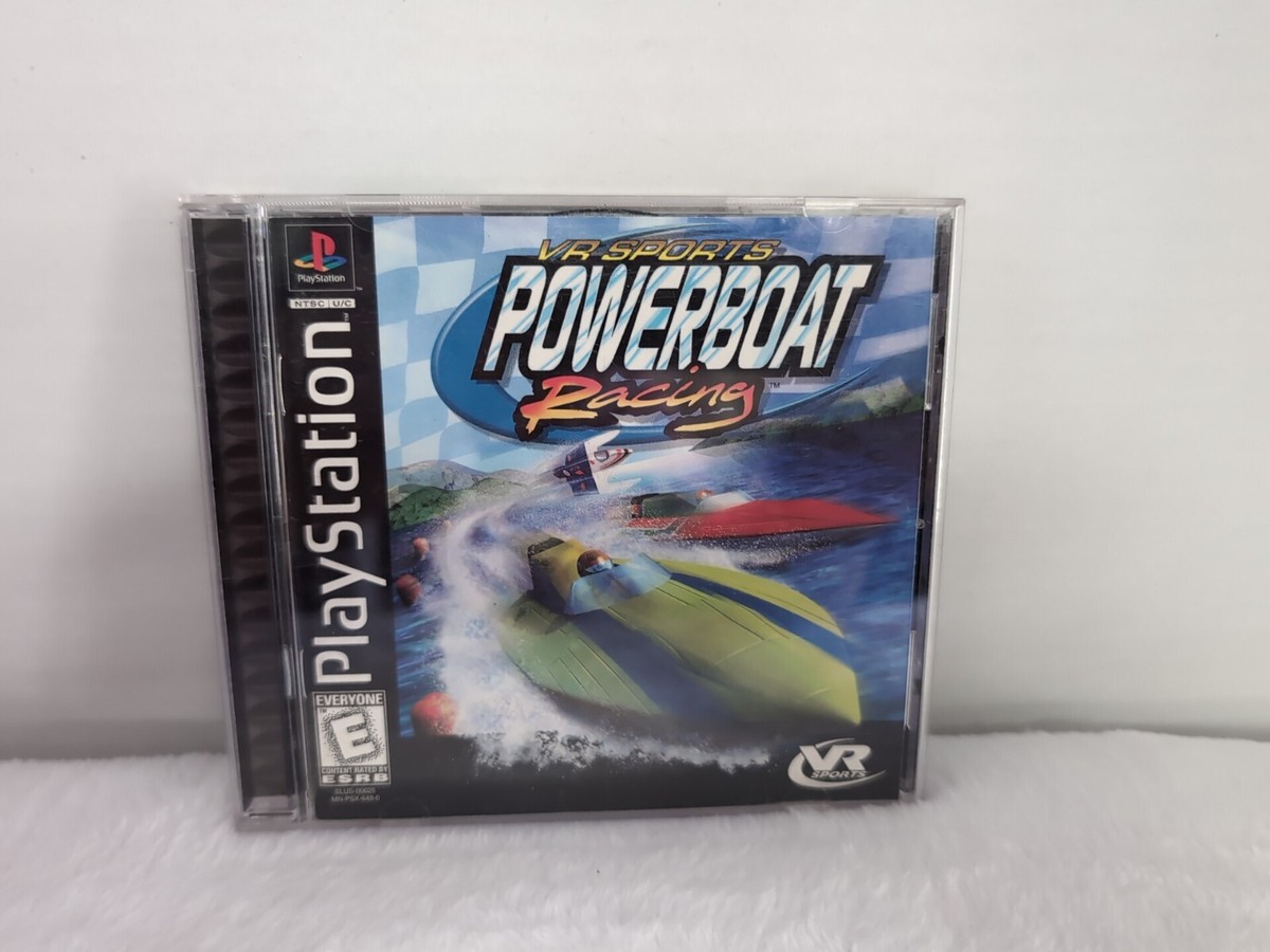 VR Sports Powerboat Racing (Sony Playstation 1, 1998) PS1 Black
