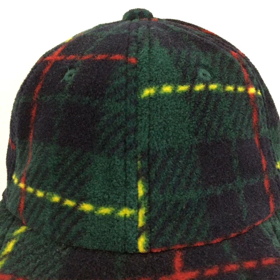 Boné de beisebol vintage London Fog lã por toda parte xadrez caminhada esqui ao ar livre inverno - Imagem 2 de 4