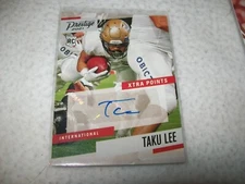 2021 CHRONICLES PRESTIGE RC TAKU LEE AUTO SIGNED #PS-TLE KEIO UNIVERSITY