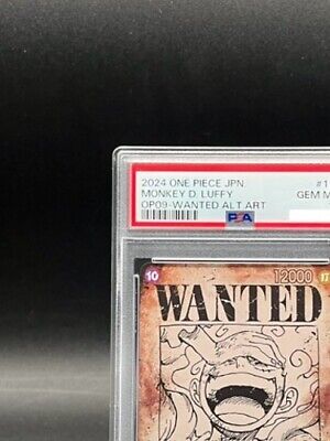 PSA 10 Luffy OP05-119 Wanted Emperors in the New World ONE PSA 10 Luffy OP05-119 Wanted Emperors in the New World ONE