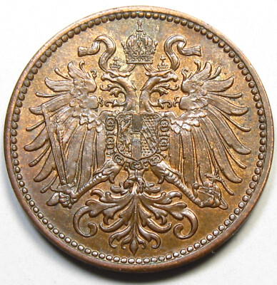 1904 Austria 2 Heller
