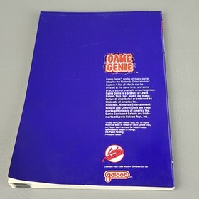 GAME GENIE -- NES Original Nintendo Cheats Codes GALOOB CODEBOOK 