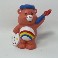 Vintage Care Bears Cheer Bear Painting 2 Inch Figure