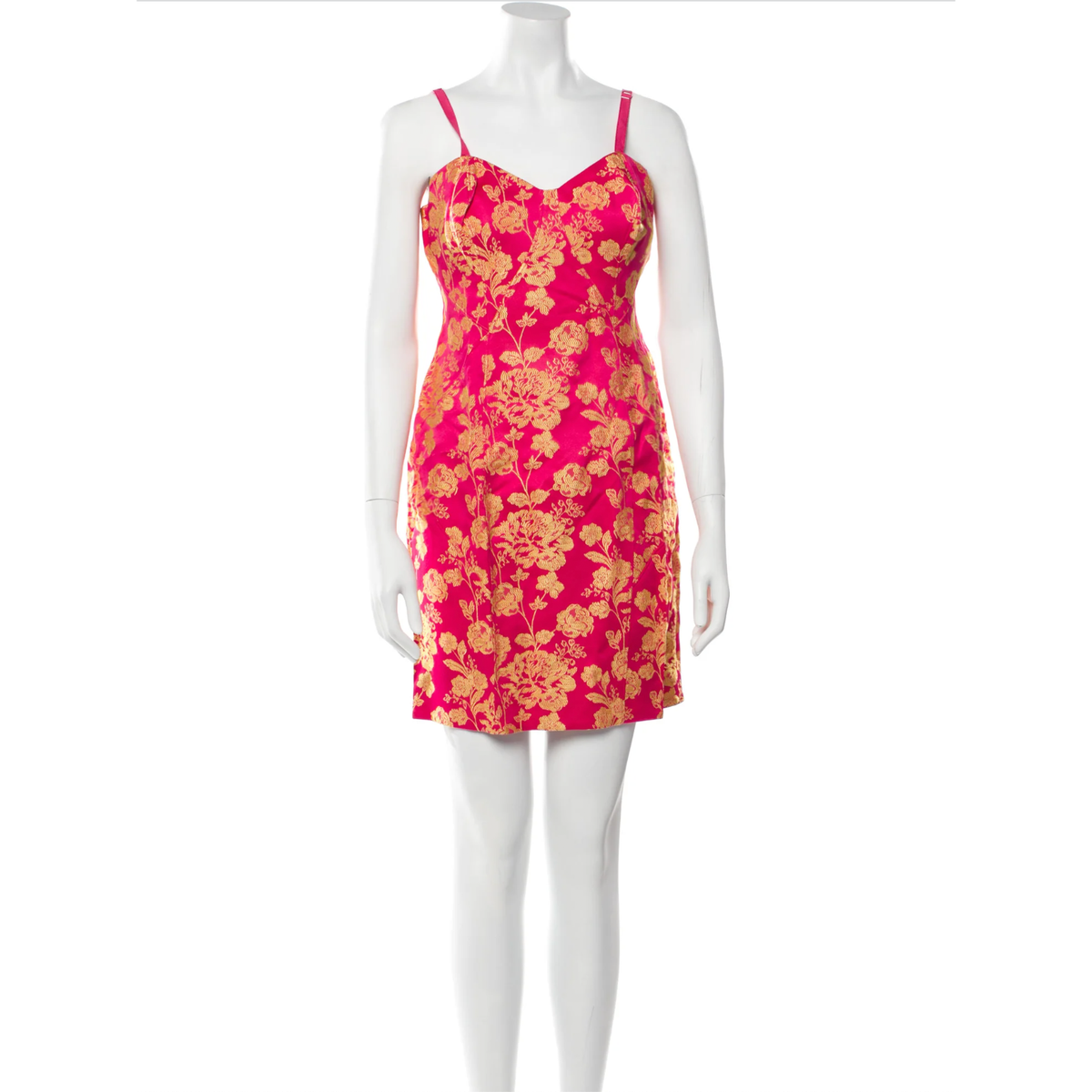 Cinq A Sept Women's Erica Floral Jacquard Mini Dress Guava Pink