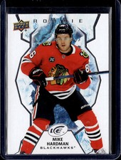 2021-22 Upper Deck Ice #129 Mike Hardman Rookie RC Chicago Blackhawks NM-MINT