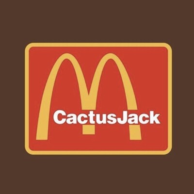 Travis Scott Cactus Jack Never Backward Large Tee L Shirt