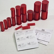 14 Pc Lot Caruso Professional Molecular Steam System Rollers Various Sizes NOP