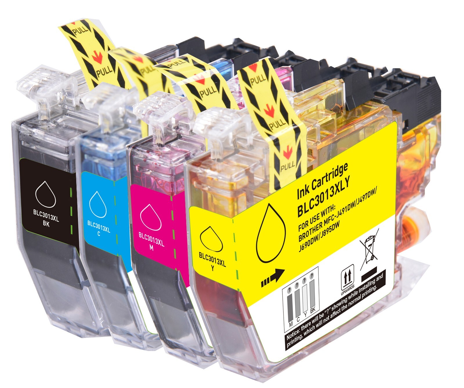 Cartucce di ricambio per Brother LC-3011 LC3013 XL LC-3013 Cartucce di ricambio per Brother LC-3011 LC3013 XL LC-3013