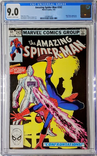 AMAZING SPIDER-MAN #242, CGC 9.0 OFF-WHITE TO WHITE PAGES, 1983 MARVEL COMICS