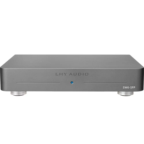 LHY Audio SW6-SFP 6 port high definition audio Ethernet switch with 240v - Picture 1 of 5