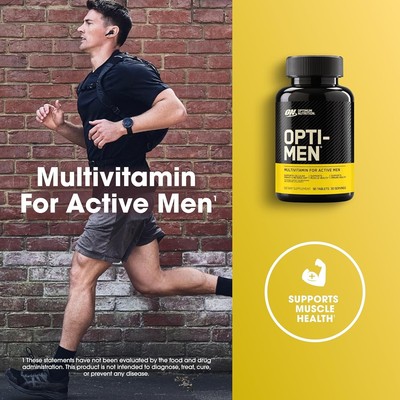 Optimum Nutrition Opti-Men Health and Wellness Multivitamin 