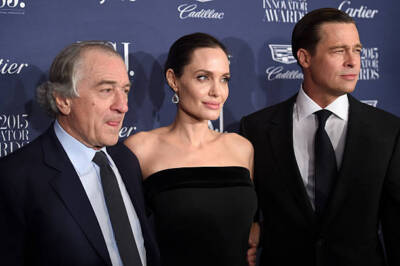 Robert De Niro 2015 Entertainment Innovator Angelina Jolie Pitt Br - Old Photo