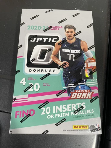 Panini 2020/21 Donruss Optic NBA Basketball RETAIL Box (20 Pks/bx) Edwards, Ball