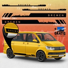 Seiten-Streifen Aufkleber-Set, Skyline Stadt Bremen R komp. mit VW T5/T6 Seiten-Streifen Aufkleber-Set, Skyline Stadt Bremen R komp. mit VW T5/T6