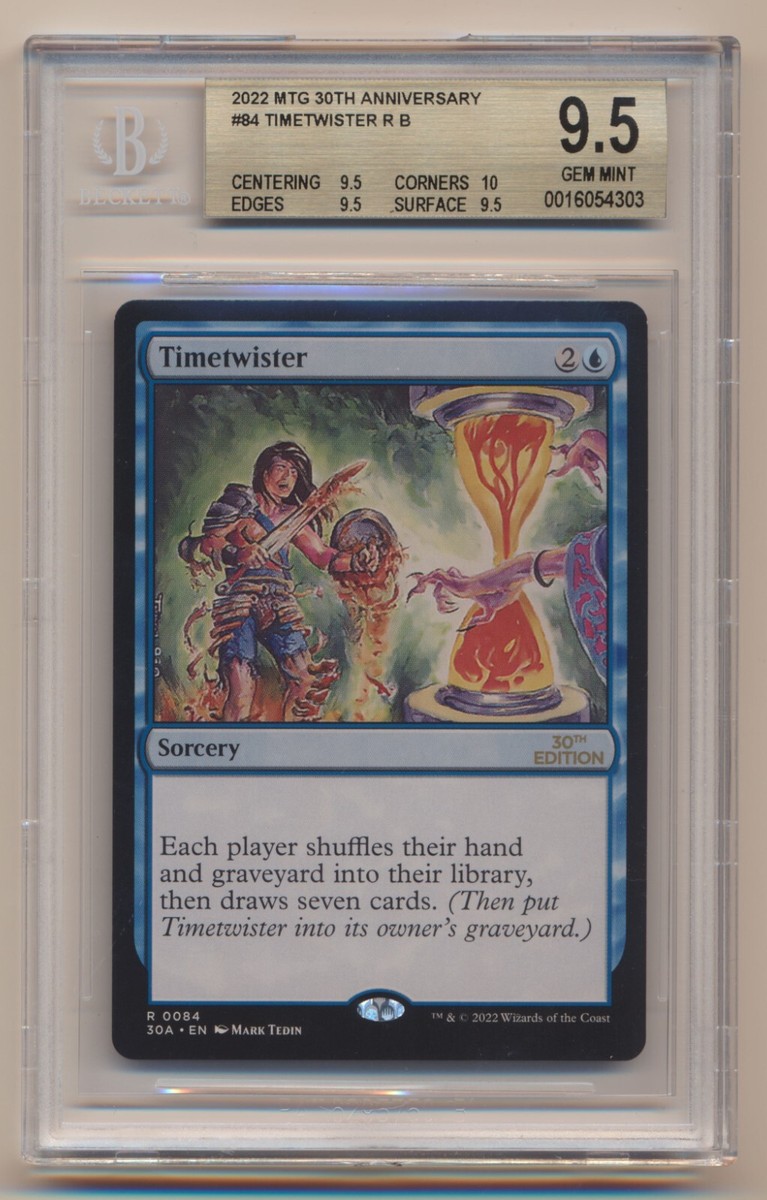 マジック：ザ・ギャザリング MTG Timetwister 30th anniversary edition MTG Timetwister (Retro Frame) Near Mint Normal 30th