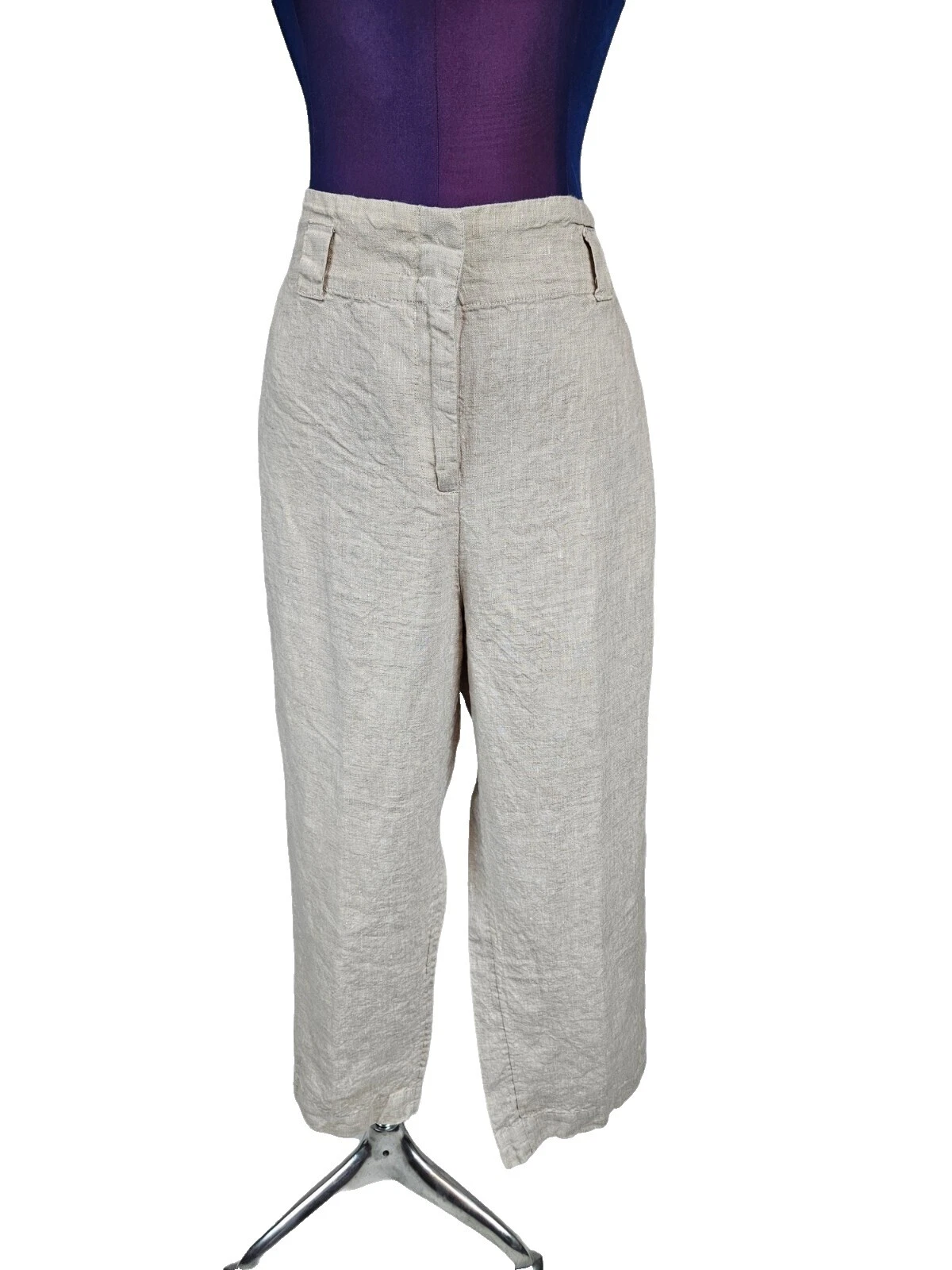 Брюки женские Chico's коричневые льняные