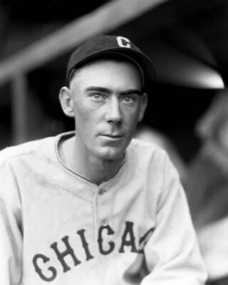 Clyde E Beck of the Chicago Cubs in 1926 Baseball Old Photo