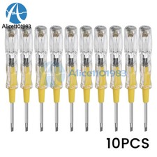 1-10pcs Circuit Tester Screw Driver Double-Headed Electric Voltage Tester Pen
