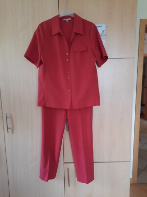   Fashion Concept Hosenanzug 2 Teile Rot Gr.40 Gr:L Damen