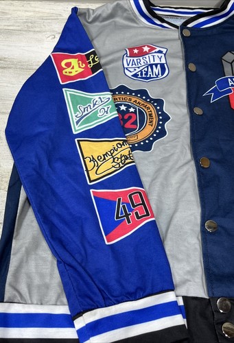 Smoke Rise Unisex All Star Varsity Lightweight Jacket Size XL - Imagen 3 de 10