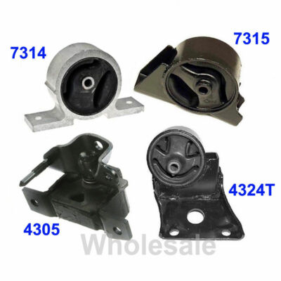 MotorKing Engine Motor & Trans Mount Set 4 00-06 for Nissan Sentra 1.8L Manual