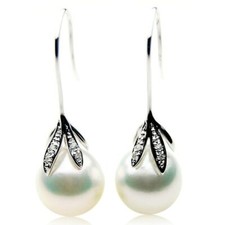 14 mm Australian South Sea Pearl Earrings Pacific Pearls®  Easter gifts baskets​