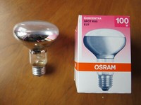 Echte Osram Concentra Reflektor R80 100W 80° 230V E27 Reflektorlampe Z.B. Lunar