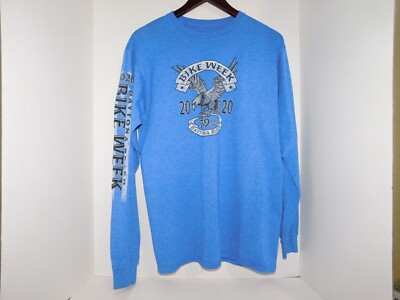 Daytona Beach Bike Week 2020 L/S Shirt sz Large 2 sided
