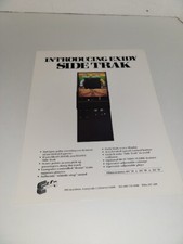 Flyer   EXIDY  SIDE TRAK  Arcade Video Game advertisement original see pic image
