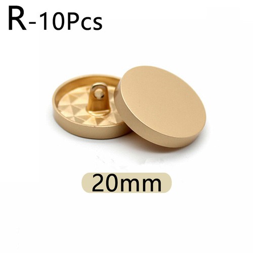 10Pcs Metal Flat Buttons Round Shank Button DIY Clothes Craft Sewing Accessories - Picture 29 of 30