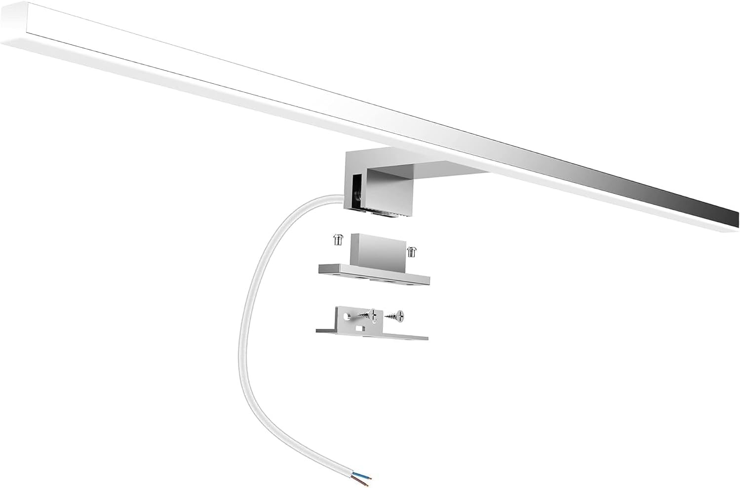 Applique LED Bagno 60cm 10W 820LM 4000K | Design Slim IP44 Classe II