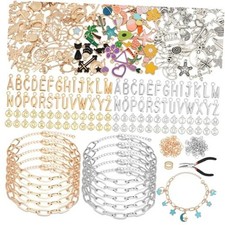 Charm Bracelet Making Kit for Adults Teens, 477Pcs DIY Charm Bracelet Set