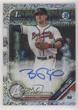 2019 Bowman Draft Chrome Pick Sparkles Refractor 7/71 Beau Philip Auto 0c6
