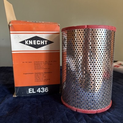 EL436  Knecht  AIR FILTER   EL 436  Fits Porsche 911,914 Opel See Label