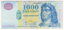 2004 Hungary 1000 Forint 3135439 Paper Money Banknotes Currency